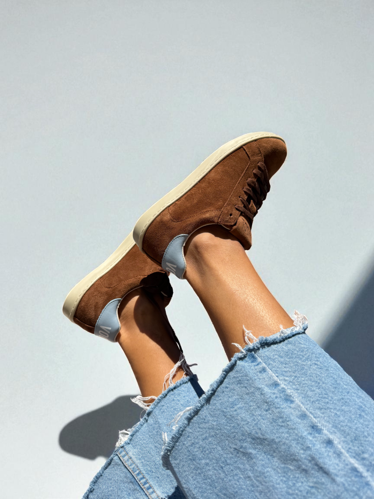 selene — brown suede leather